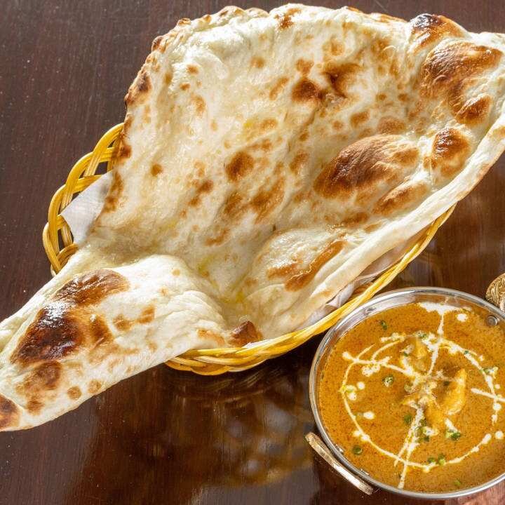Naan and curry